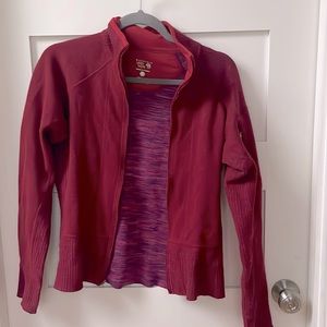 Mountain Hardwear zip wool cardigan